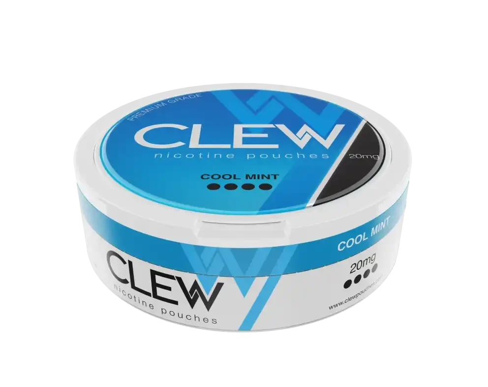 Cool Mint 20mg nicotine pouches can, side view