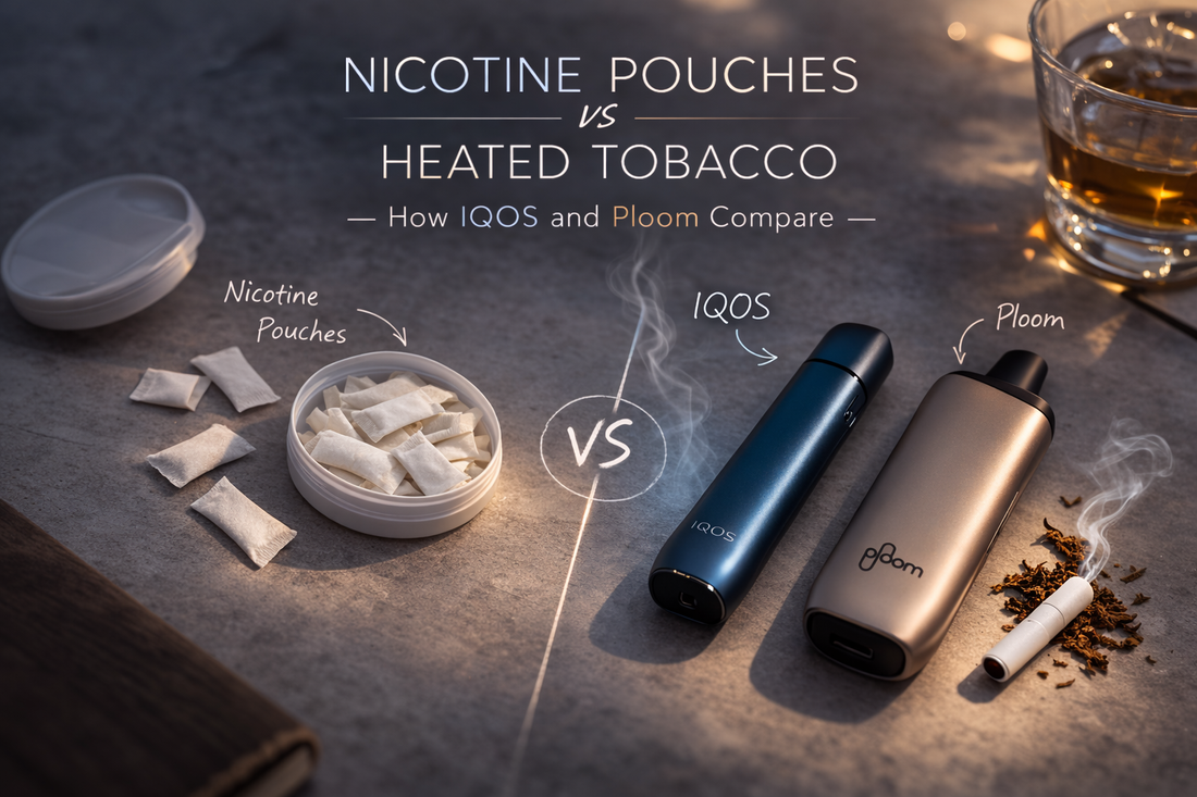 Nicotine Pouches vs Heated Tobacco – How IQOS and Ploom Compare