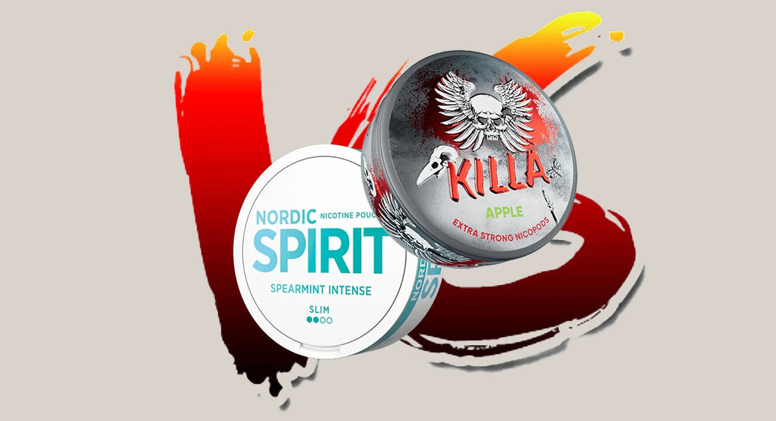 Nordic Spirit vs KILLA Nicotine Pouches: Which One Suits You?