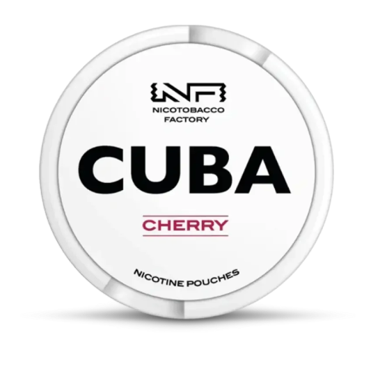 CUBA Forest Berries nicotine pouches can, front view