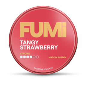 Fumi Zingy Ginger nicotine pouch container on a white background