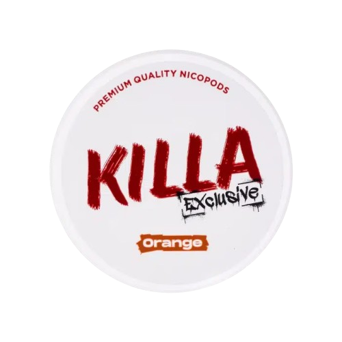 Killa Exclusive nicotine pod on a white background