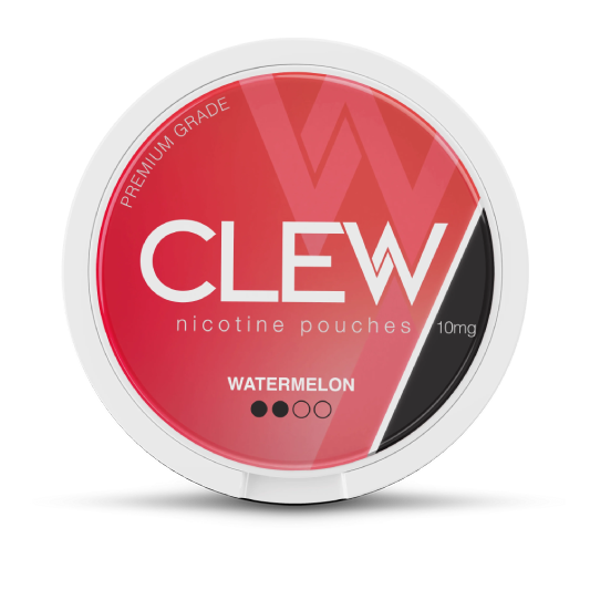 Watermelon 10mg nicotine pouches can, top view