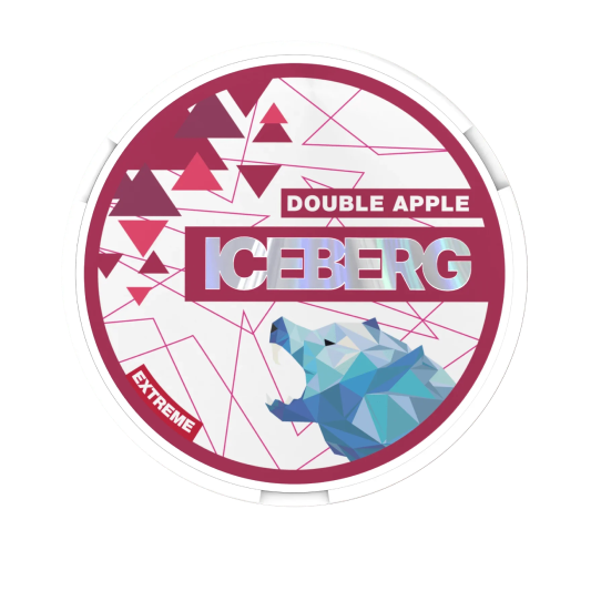 EXTREME Double Apple nicotine pouches can, front view